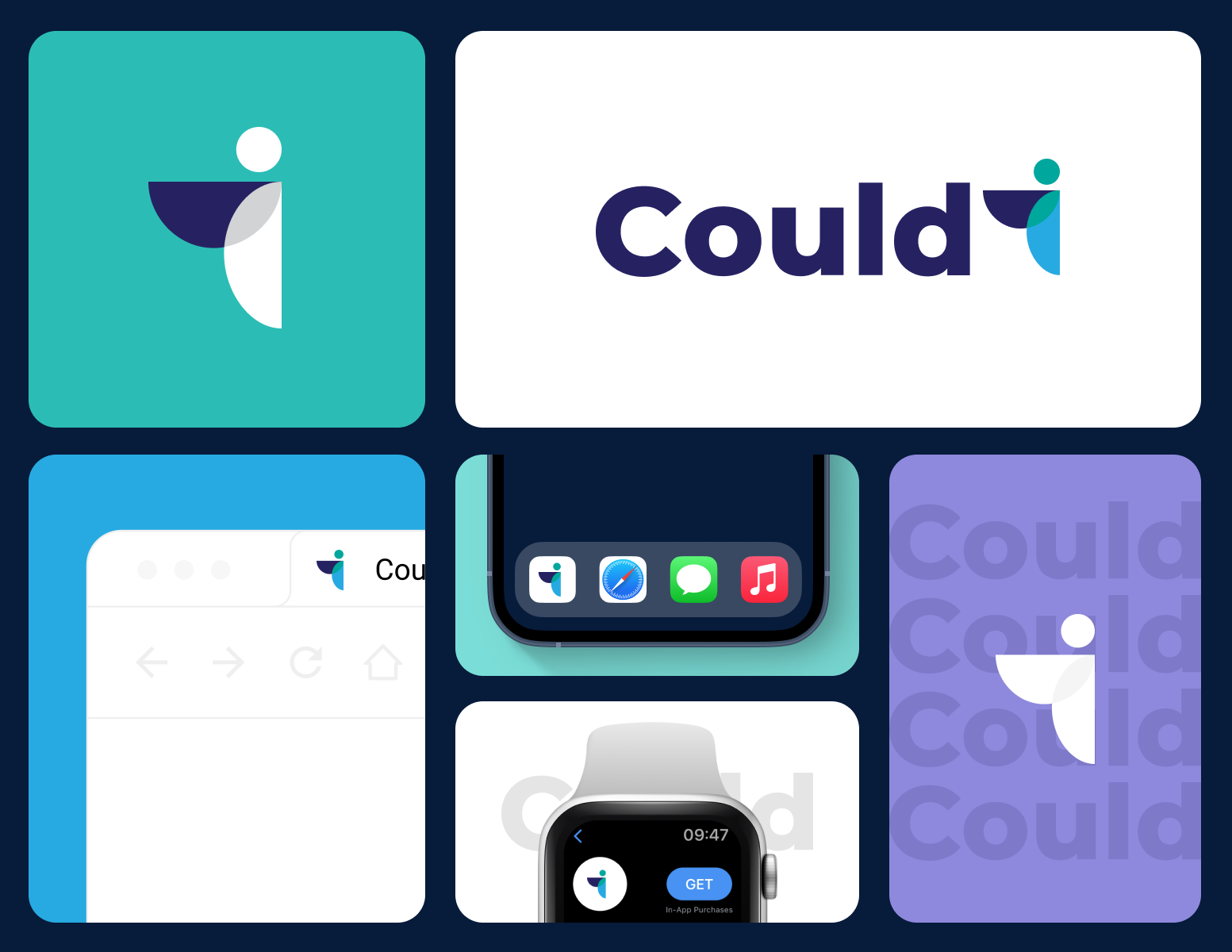 Could i : Branding Concept branding branding identity could design health health logo i i logo logo logo design mental