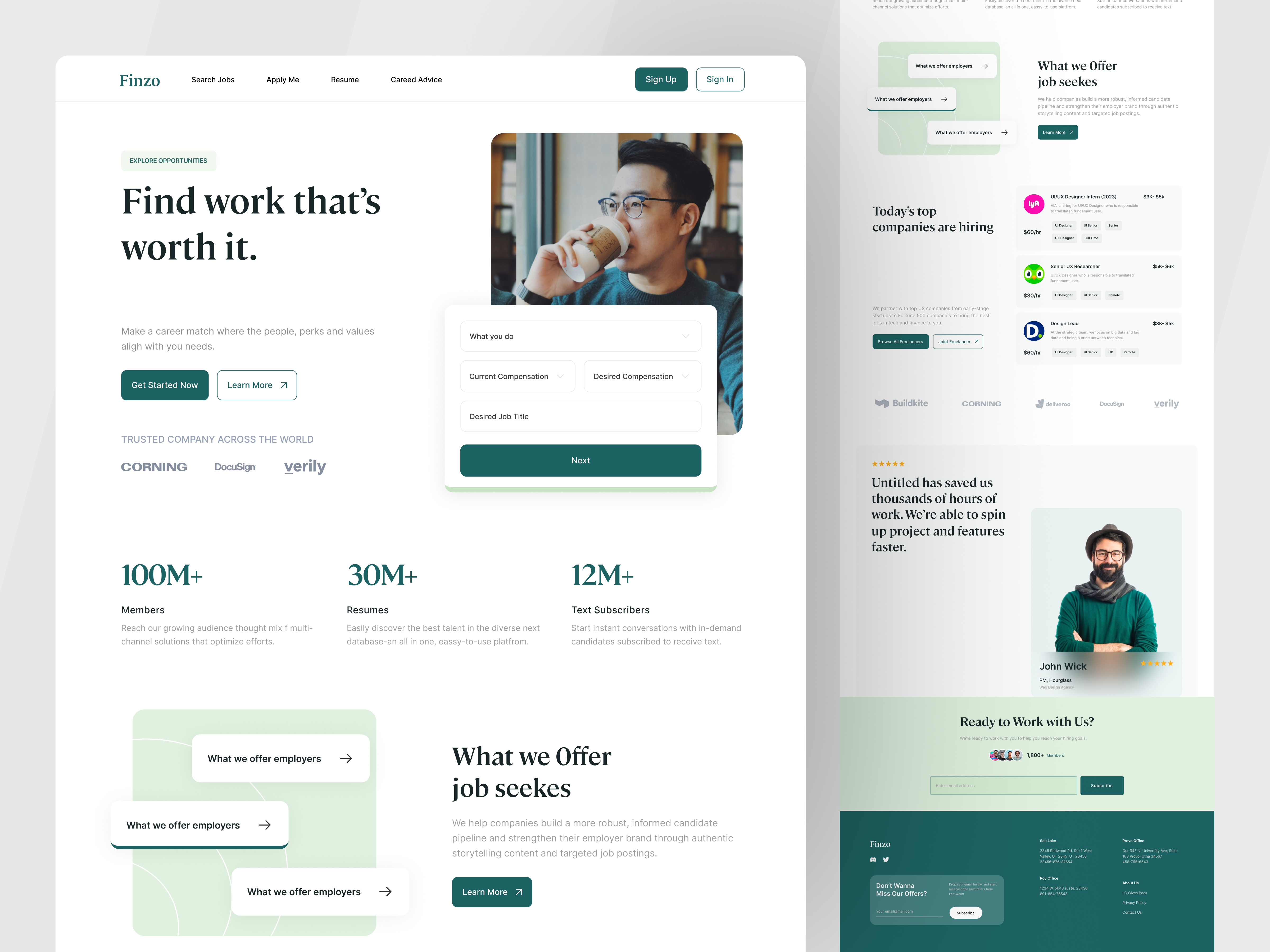 Example of Full Website Design (Upto 10 Sub Pages)