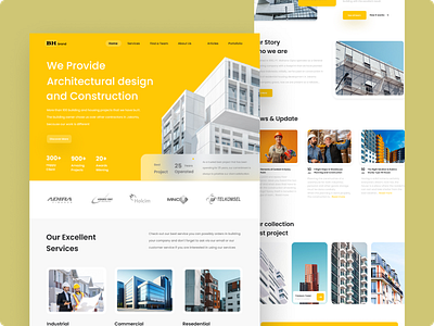 Real estatea Website Design design home page landing page web webdesign website website design