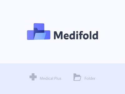 Medifold - A Logo design for Medtech app branding health icon logo logo inspiration medical medicine minimal logo modern logo vector