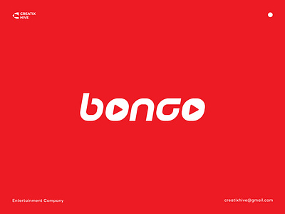 Bongo | Entertainment Company | Logo Design bongo brand and identity brand identity branding company logo creative logo design entertainment graphic design illustration industry letter logo logo logo design logodesign media modern logo music play wordmark