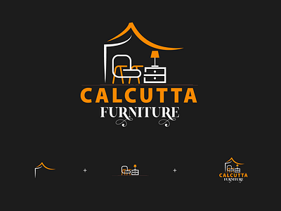 Calcutta Furniture Client logo work branding graphic design logo