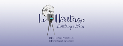 Le Heritage Logo and Cover Photo graphic design