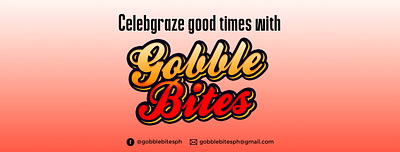 Gobble Bites Logo and Cover Photo graphic design
