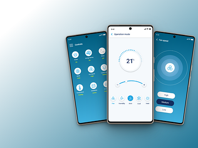 App | Temperature Control ui