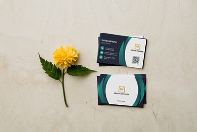 BUSINESS CARD business businesscard card corel corel draw coreldraw design designing flower graphic design