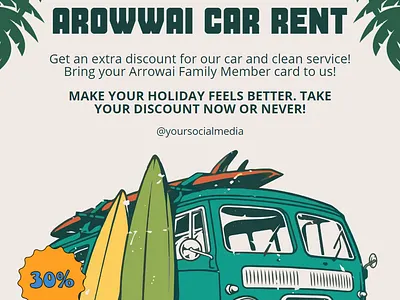 SOCIAL MEDIA TEMPLATE CAR RENT creative