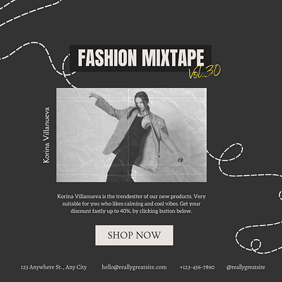 FASHION CATALOGUE PROMOTION SOCIAL MEDIA TEMPLATE creative