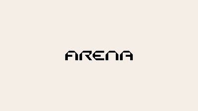 ARENA arena art branding cosmodrome art creative design font graphic design lettering logo logotype malina cosmica modern sale tech vector