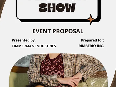 FASHION SHOW EVENT PROPOSAL creative