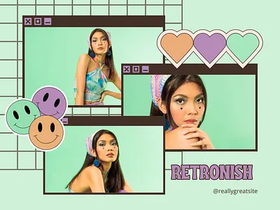 RETRO FASHION SCRAPBOOK banner