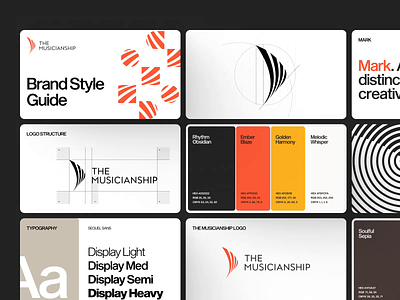 The Musicianship — Brand Guide brand brand guide branding logo logomark music visual identity wordmark