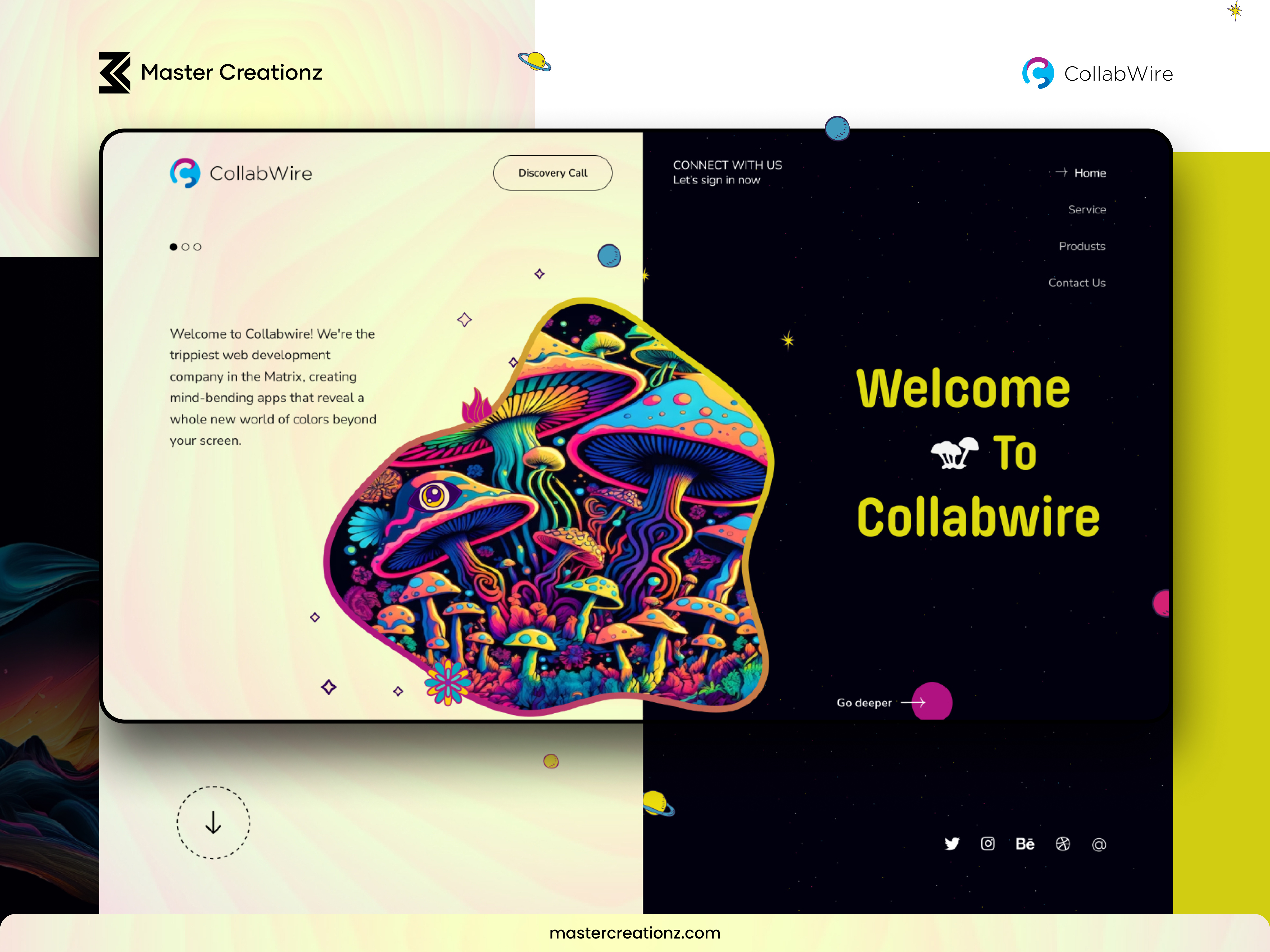 Website Design and Development - CollabWire ai images colorfull website creative design daily ui illustration interface modern ui ui design ux design web design web development web interface website website design wordpress design and development