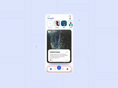 Bloggify | Figma 🗞️ animation arjunvs bloggify blogs card animation design figma figma animation figma file freebie illustration micro interactions motion graphics parallax smart animate ui ui design user interface ux ux design