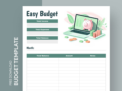 Easy Budget Free Google Docs Template budget budget design docs easy budget expenses financial free google docs templates free template free template google docs google google docs google docs budget template income monthly monthly budget planner statement template