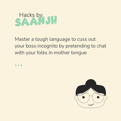 Hacks by Saanjh 2d character design comic comic strip daily comic daily life design illustration