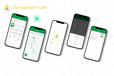 Transport Mobile App mobile app transport ui ui design