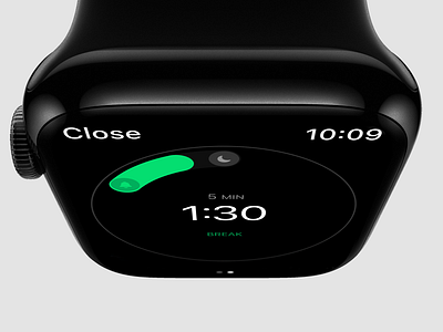 Apple Watch - Timer App UI/UX Design app apple watch case study design minimalism product design ui