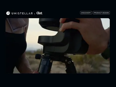 Unistellar - App Design advertisement animation app app design astronomy graphic design interaction motion design motion graphics product design showcase telescope ui ux video