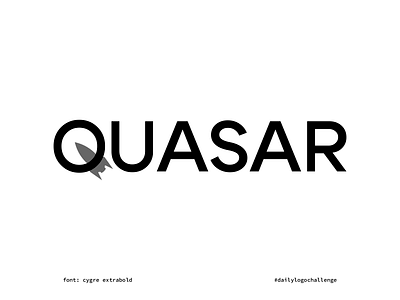 Quasar branding graphic design logo