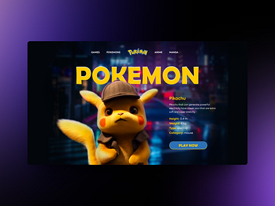 Pokemon game graphic design дизайн