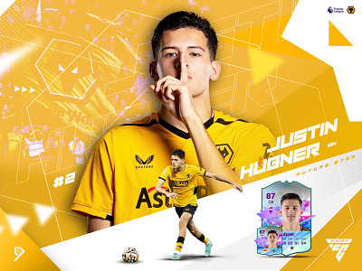 EA FC Future Stars [Concept] x Justin Hubner design ea fc ea fc future stars fc football graphic design minimalist player soccer wolverhampton wolves