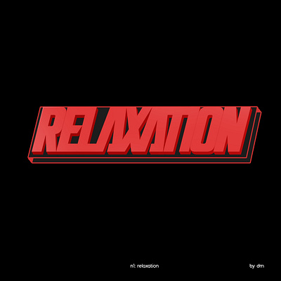 Relaxation Logo 3d branding design graphic design illustration log logo vector