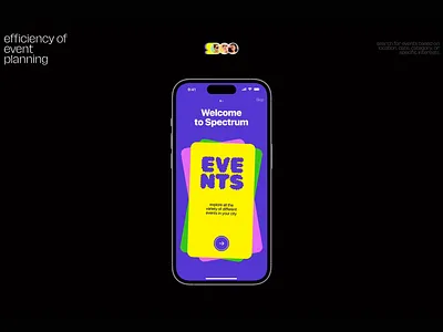 Spectrum animation design ui ux web