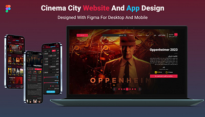 Movie Website (Cinema City) Design movie app movie website ui uiux uiux designer ux web design