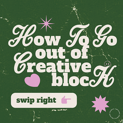 How To Go out of Creative block graphic design