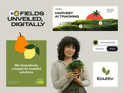 Ecultiv Branding agro brand brand designer brand guidelines brand identity brand sign branding business halo lab identity logo logo design logo designer logotype marketing packaging visual identity