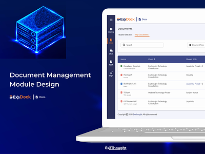 "ExaDock: Document Management Made Simple for Accounting Firms" accounting accountingfirms accounts automation commerce dashboard documentmanagement documents efficiency home productivity simplification table taskautomation tasks uiux upload webapplication workflow