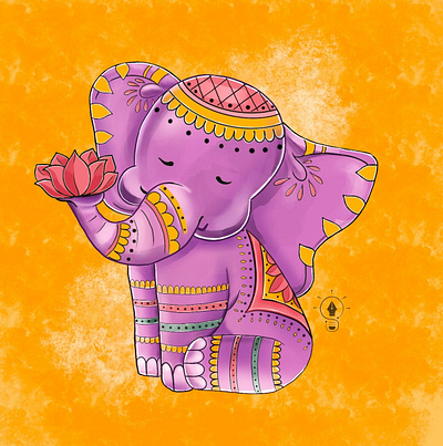 Elephant illustration digital art graphic design illustration
