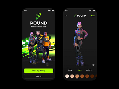 UX/UI Design for Web3 Fitness Mobile Game App blockchain branding crypto crypto design cryptocurrency design illustration interface logo ui