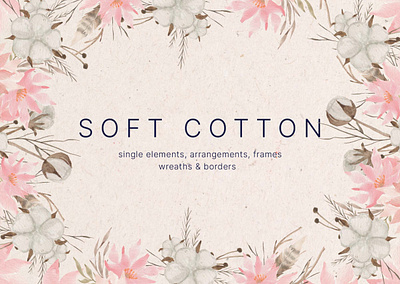 Soft Cotton Watercolor Design Elements graphicpear graphics graphics download png download watercolor watercolor png