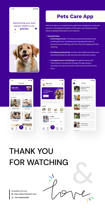 Pets Care App 2024 app concept design dogwalking figma pets care app petsapp petscare ui