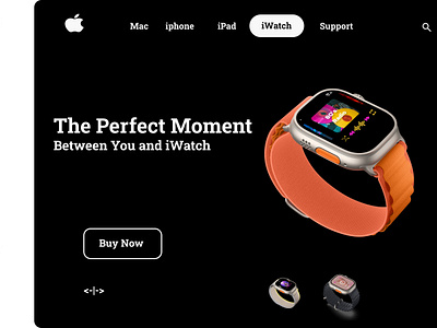 Apple Iwatch Landing Page applle branding iwatch landingpage logo