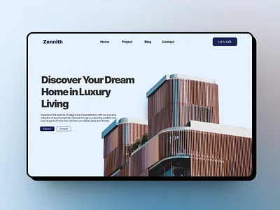 Real Estate Landing page design graphic design landing page real estate