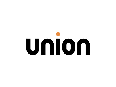 Union Logo Exploration black branding curve design digital dot icon indonesia logo minimal same text type typography union vector