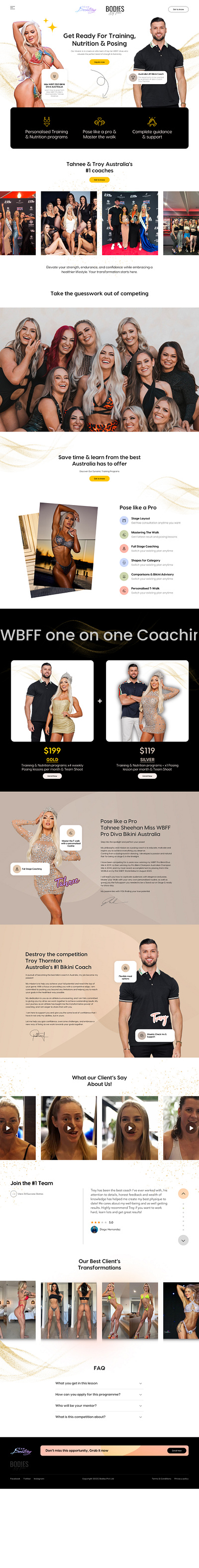 Fitness Website Design Inspiration 2024design design inspiration fitness brand fitness brand design fitness graphics fitness website fitpro gohighlevel gohighleveldesign trending design