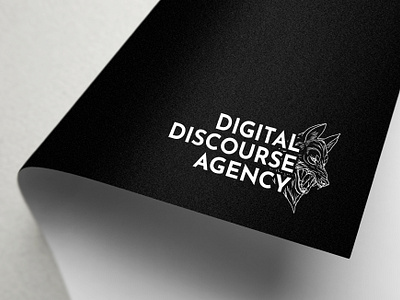 DIGITAL DISCOURSE AGENCY 3d branding graphic design logo
