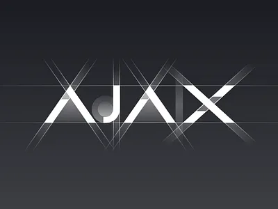 Ajax Systems logo design ajax ajax system branding design guideline identity logo logo design product