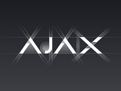 Ajax Systems logo design ajax ajax system branding design guideline identity logo logo design product
