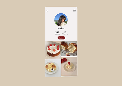 daily ui / 006 / user profile daily ui design mobile profile user web