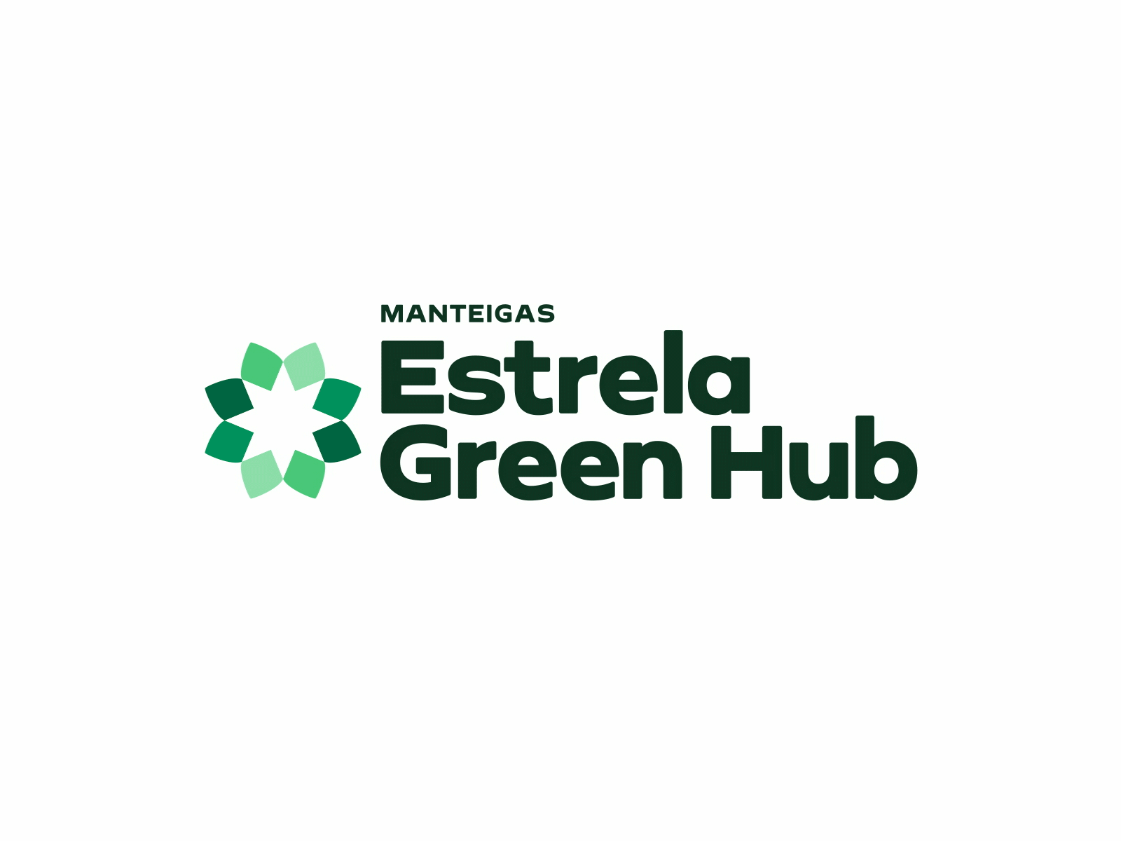 Estrela Green Hub - Logo Motion after effects animation design estrela green hub logo manteigas minimal motion nature rotation star