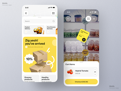 Grocery App app app design ecommerce food groceries grocery grocery app grocery application grocery store market mobile app products shop store ui uidesign uiux ux uxdesign vegetables