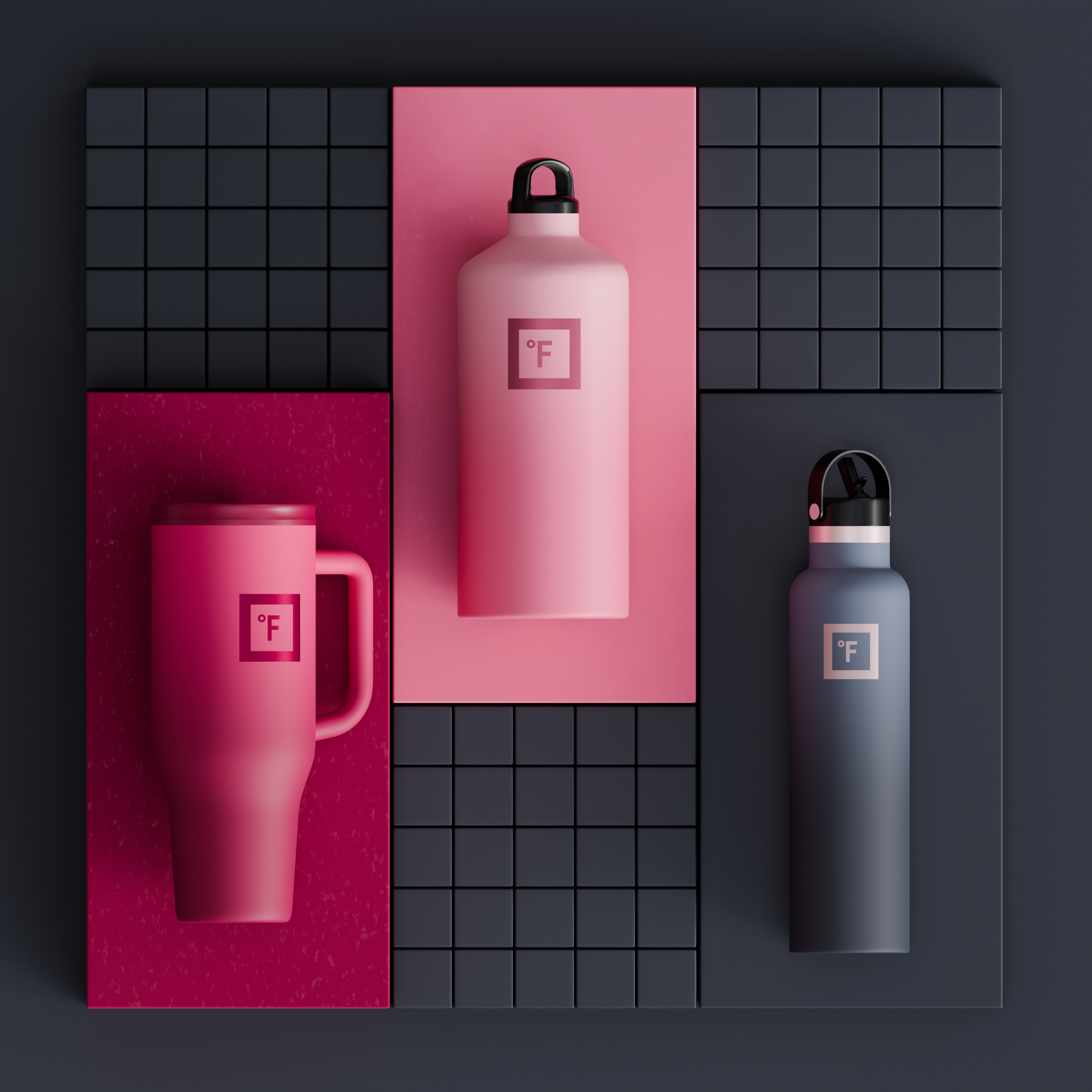 3D product photo-realistic shot 3d 3d modeling 3d render 3d rendering b3d blender bottles design geometrical geometry minimal minimalistic product product modeling scene setup simple shot