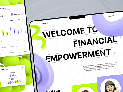 FinaFlow: Your Financial GPS 🚀💰 business design finance landingpage money ui ux web webdesign