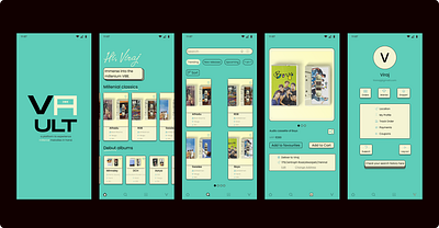 Conceptual visual design of a mobile application app app design app ui concept art design mobile app mobile design product design ui user interface design visual design