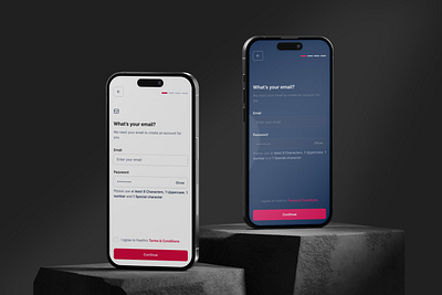 Login dark theme login onboarding signup ui ux ux flow visual